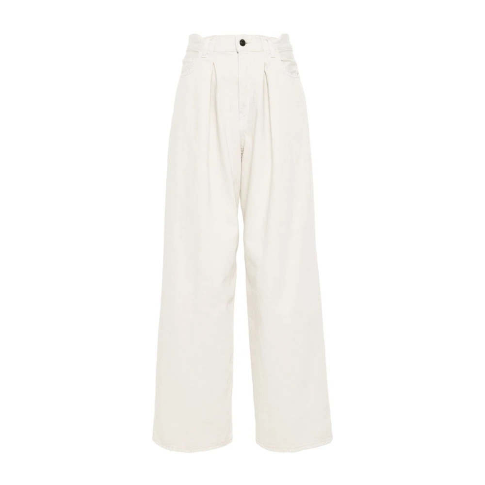 Haikure Natuurlijke Wijde Broek White Dames