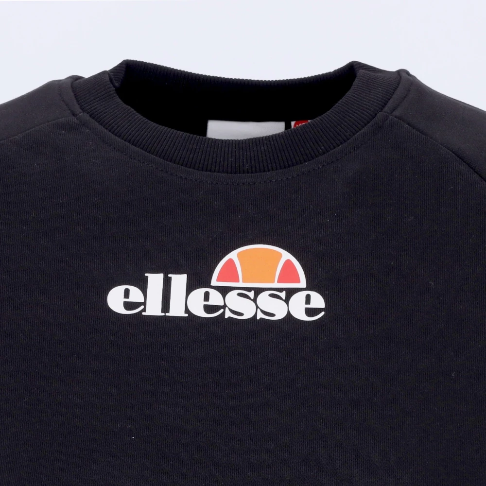 Ellesse Zwarte Lichtgewicht Crewneck Sweatshirt Black Dames