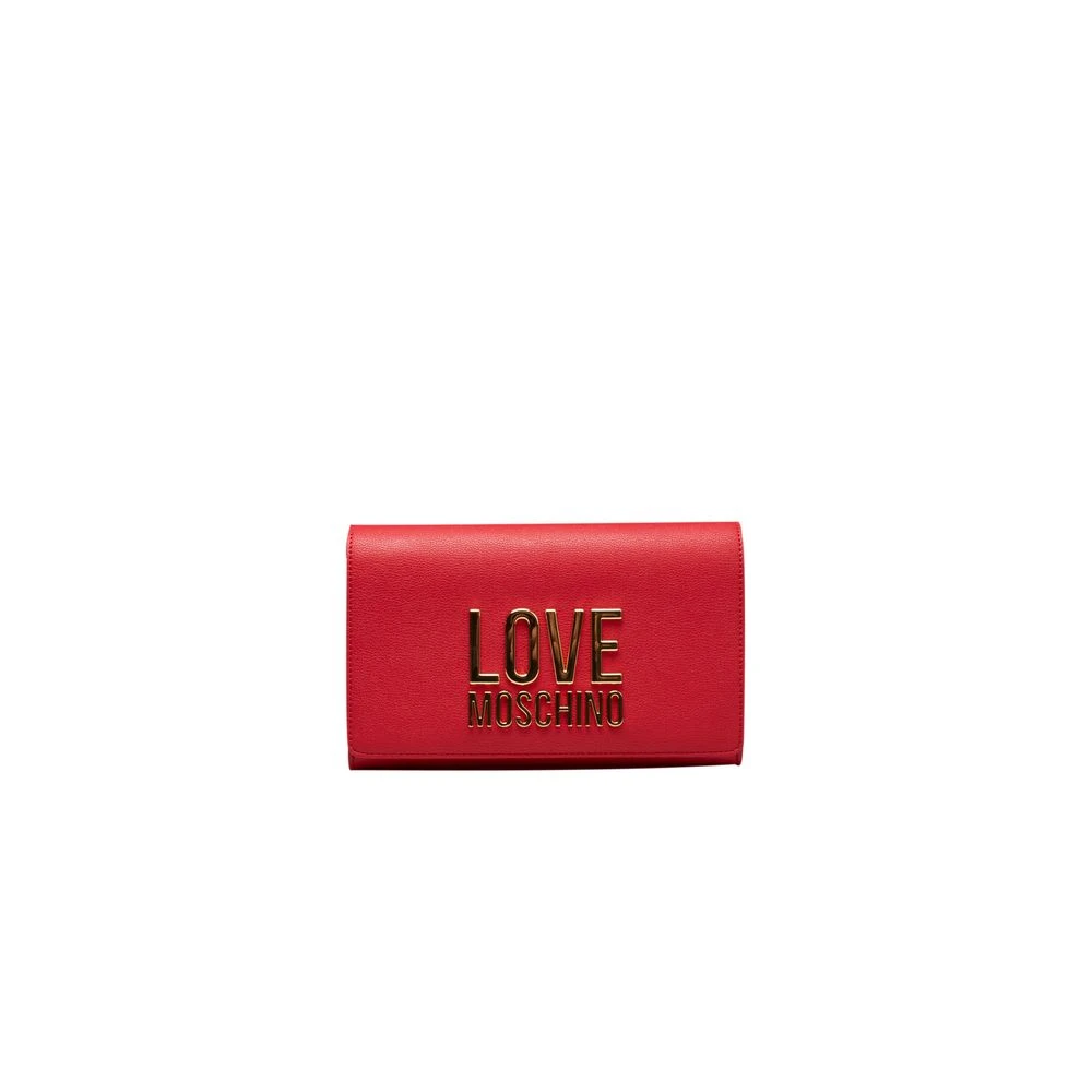 Love Moschino Rode Schoudertas met Ketting Red Dames