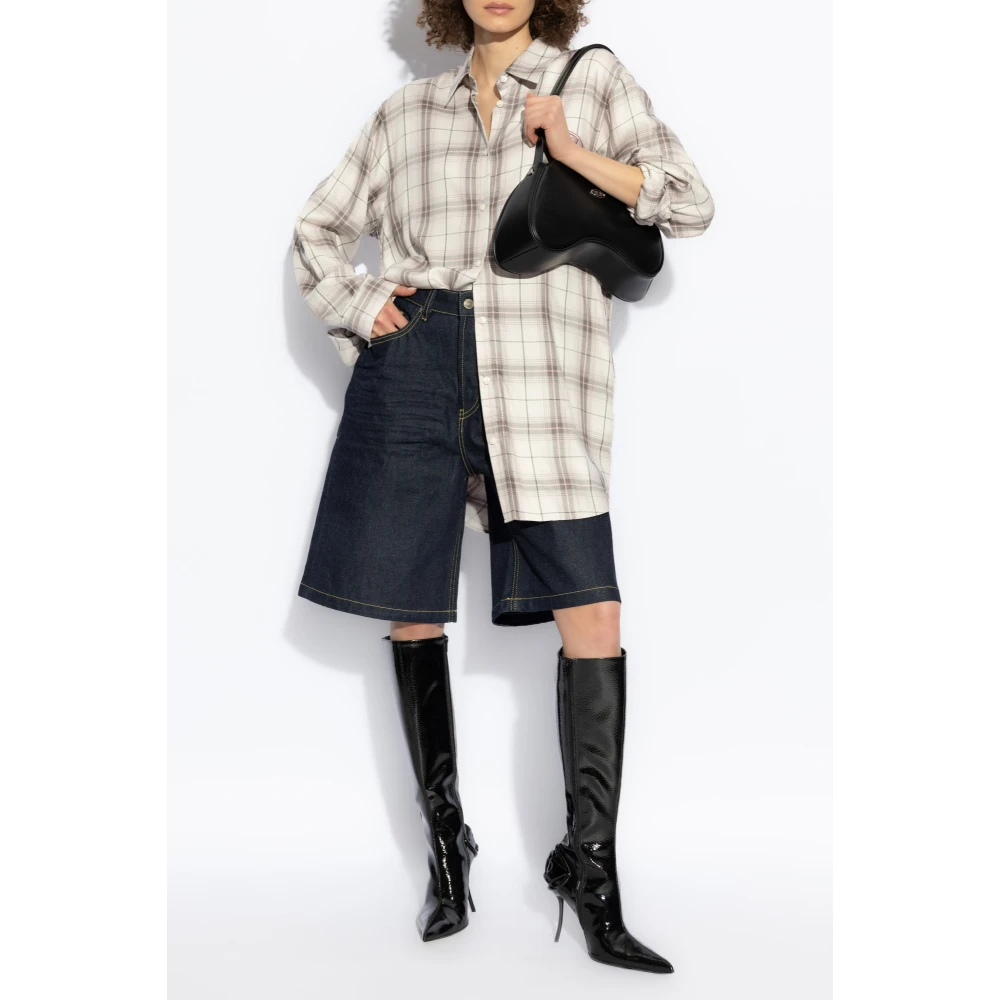 Diesel Overhemdjurk D-Dalis-Q1 Gray Dames