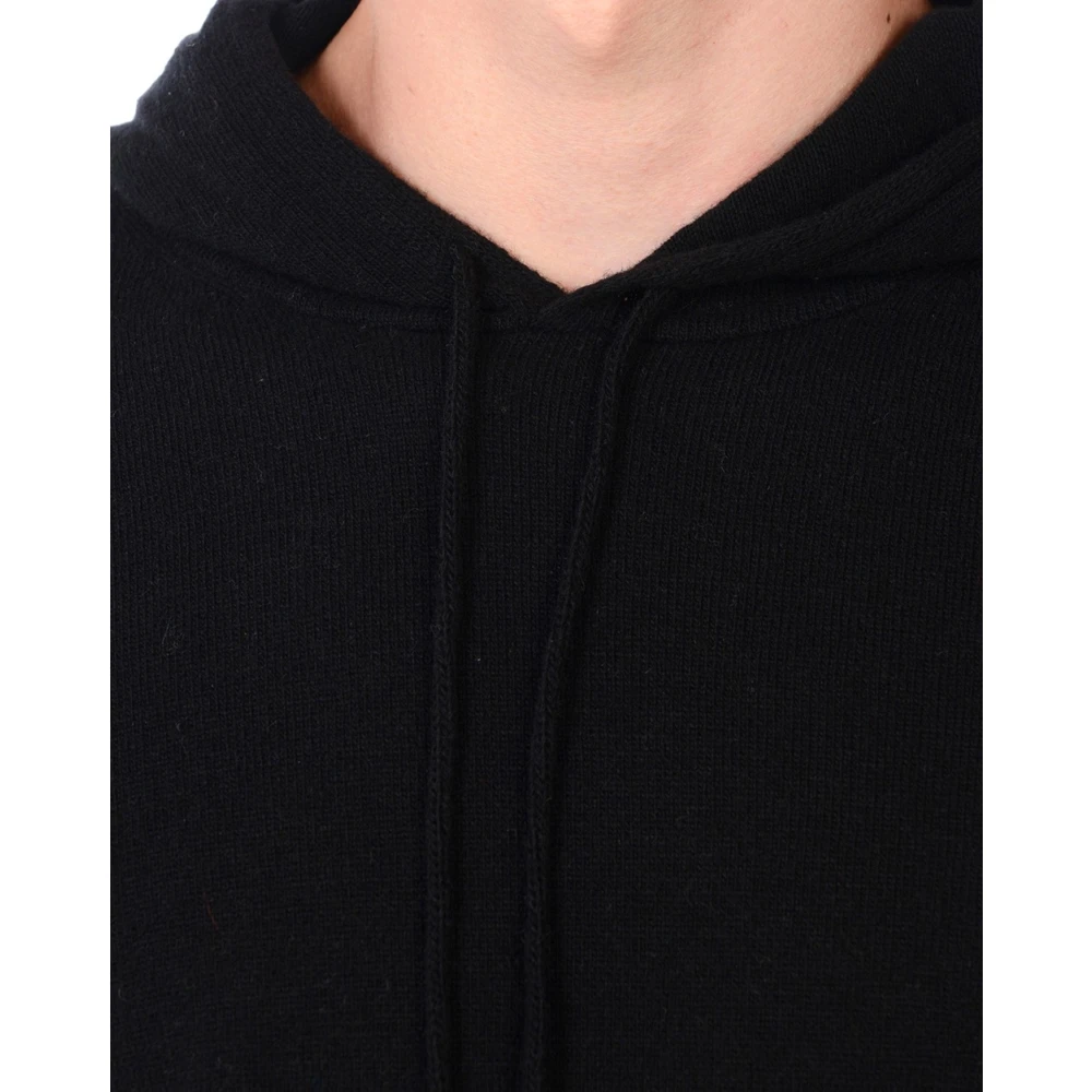 Daniele Alessandrini Capuchontrui Pullover Black Heren