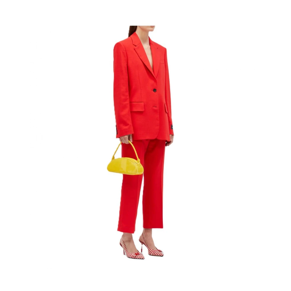 Msgm Stijlvolle Jassen en Blazers Red Dames