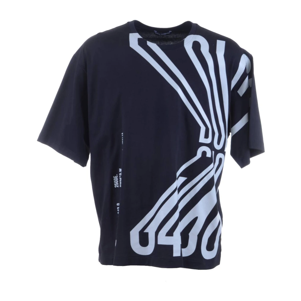Dolce & Gabbana Heren T-shirt korte mouw Black Heren