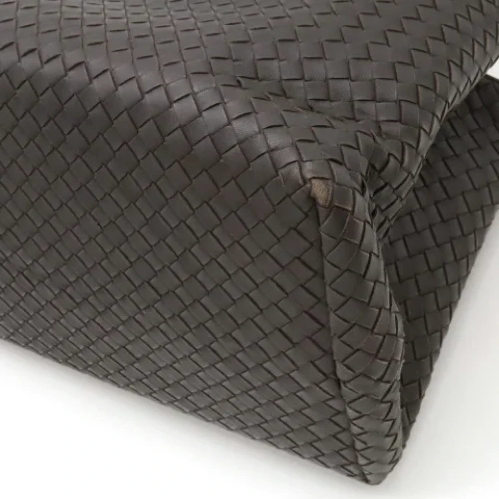 Bottega Veneta Vintage Pre-owned Leather handbags Brown Dames