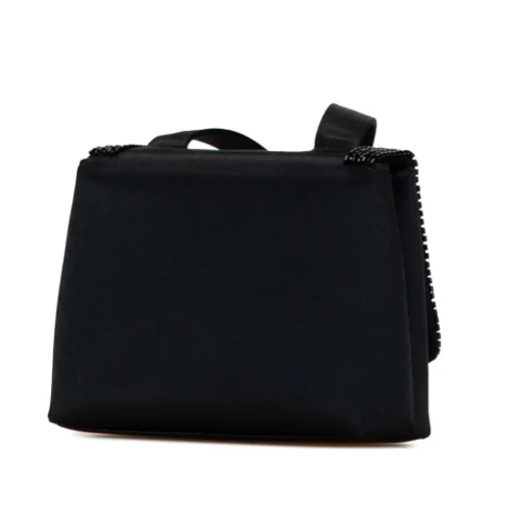 Chanel Vintage Pre-owned Satin chanel-bags Black Dames