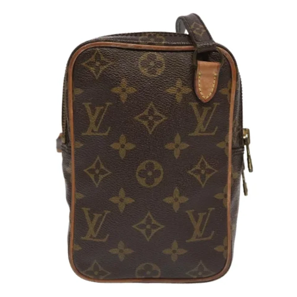 Louis Vuitton Vintage Pre-owned Canvas shoulder-bags Brown Dames