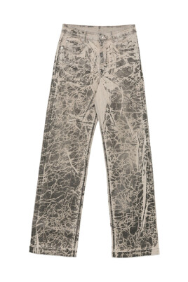 black-crackle-print-cotton-blend-jeans