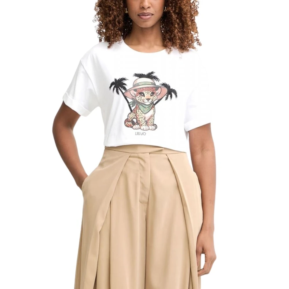 Liu Jo Donna Bianco Top, M, New,