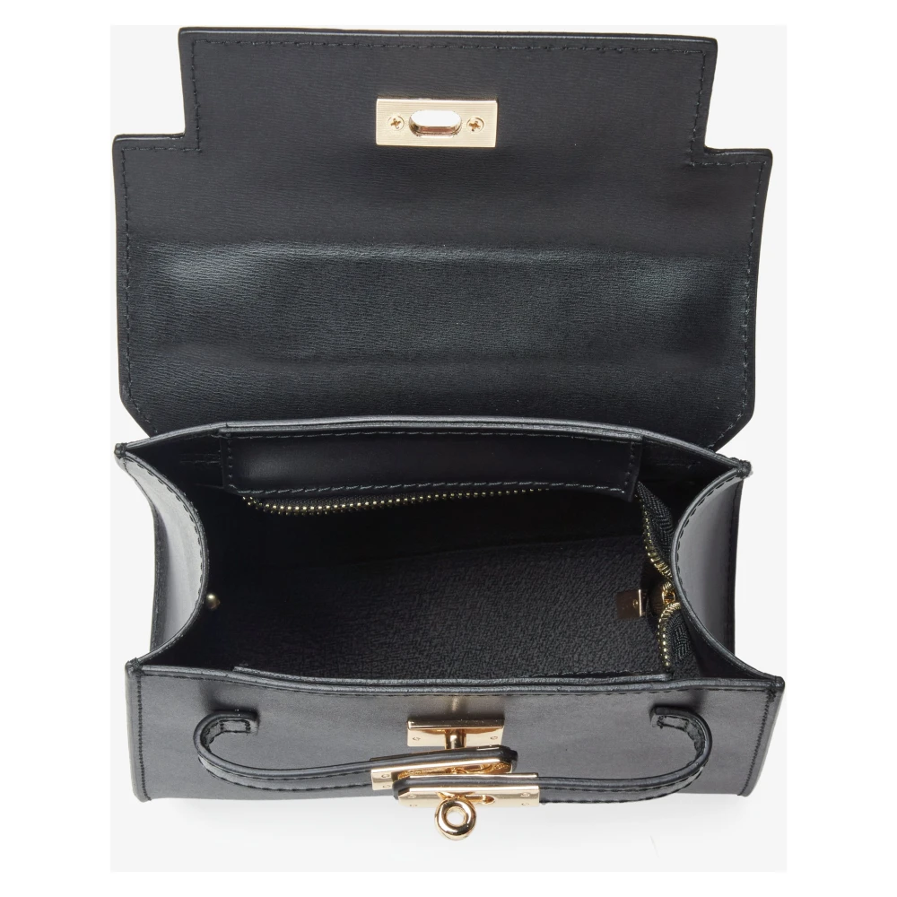 Estro Zwarte Satchel Handtas voor vrouwen gemaakt van Premium Italiaans Echt Leer Black Dames