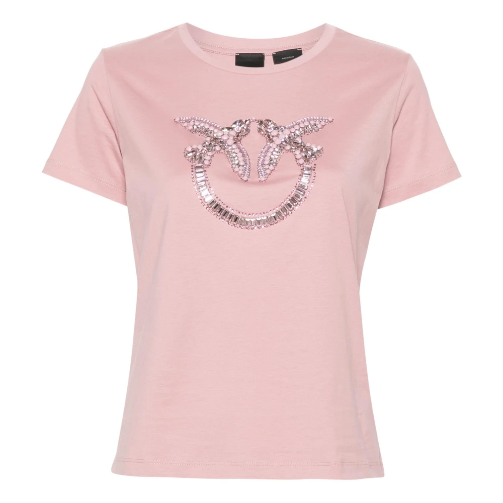 Pinko Quentin T-shirt Pink Dames