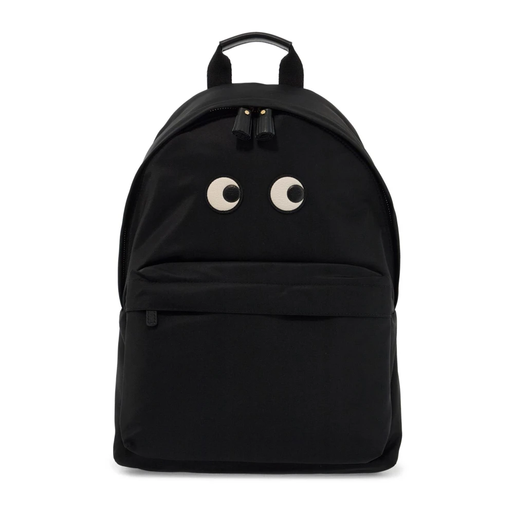 Anya Hindmarch Ogen Patch Rugzak Black Dames