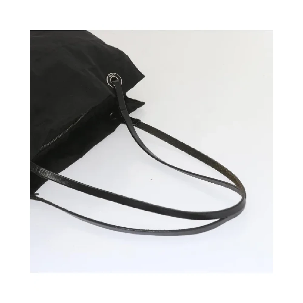 Fendi Vintage Pre-owned Canvas handbags Black Dames