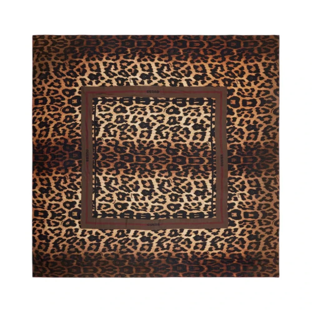 Guess Brown Scarves, Female, One Size, Foulard