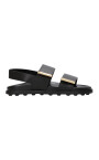 sandales-a-bride-velcro-en-cuir-noir