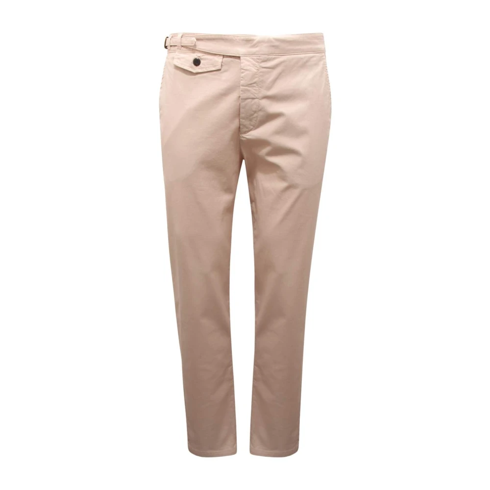 Eleventy Men's Beige Slim-Fit Trousers, W34, Italian Style Trousers