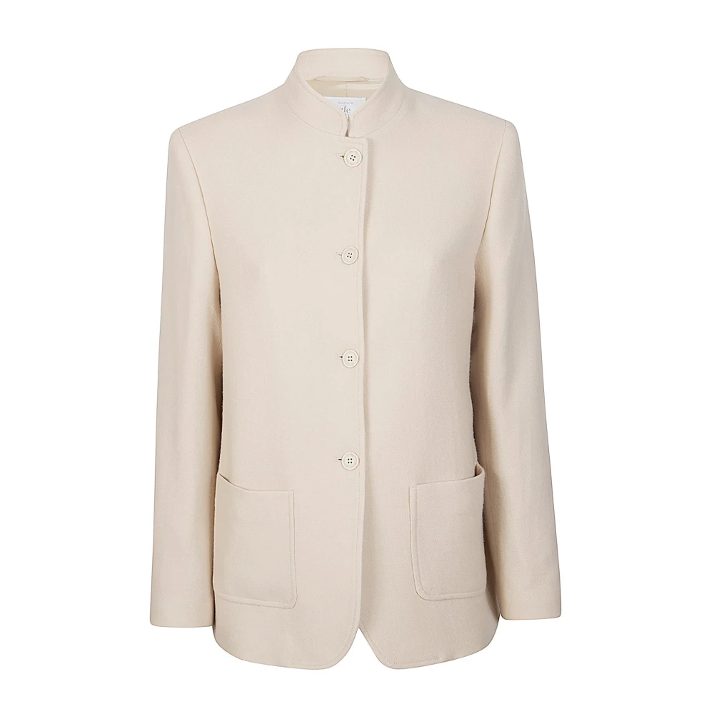 Eleventy Women's Beige Cashmere Stand Collar Jacket - Cashmere Knitwear - Xs - Knitwear