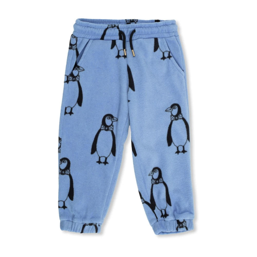 Mini Rodini Fleece-sweatpants Blue, Pojke