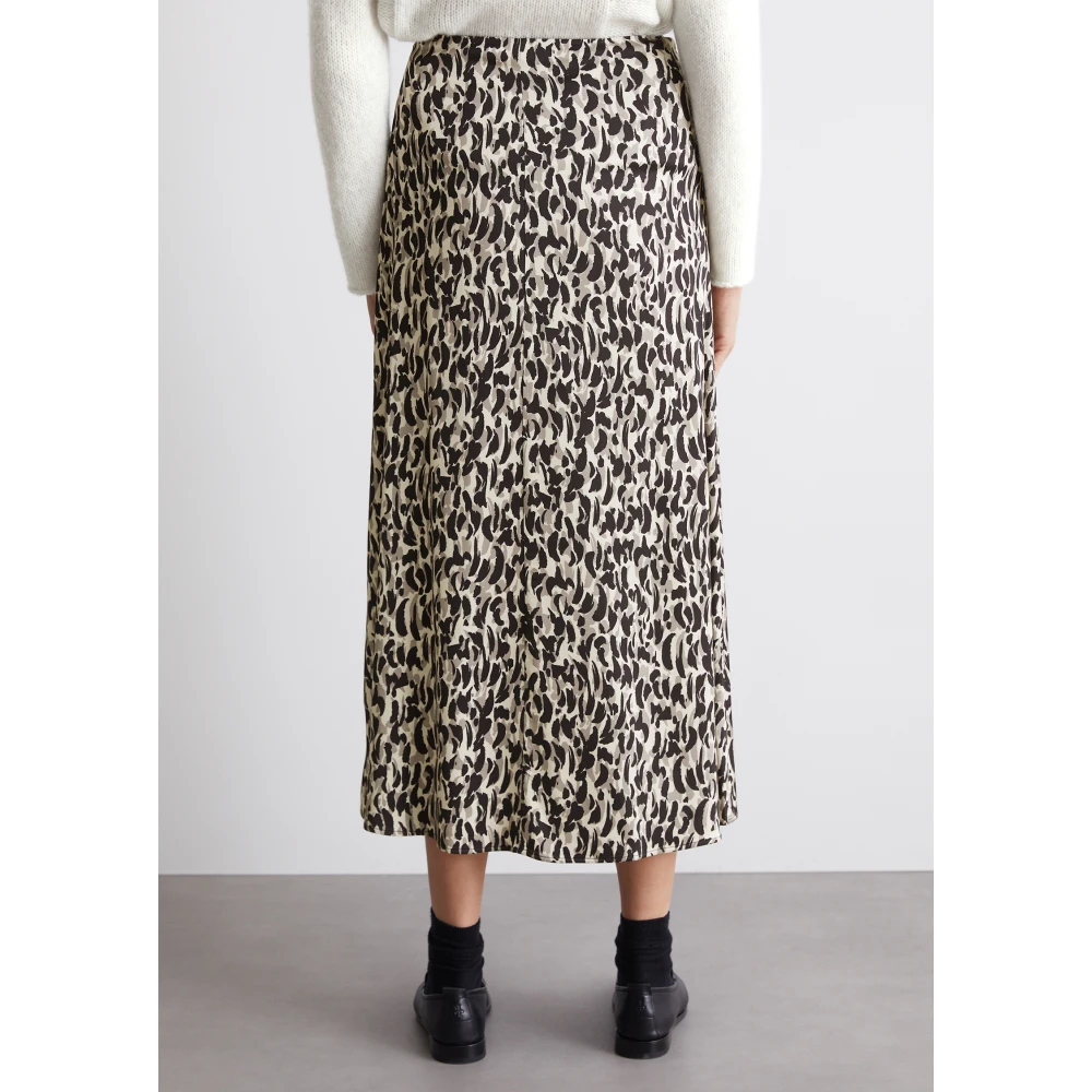 Marc O'Polo Uitlopende maxi-rok gevormd Multicolor Dames