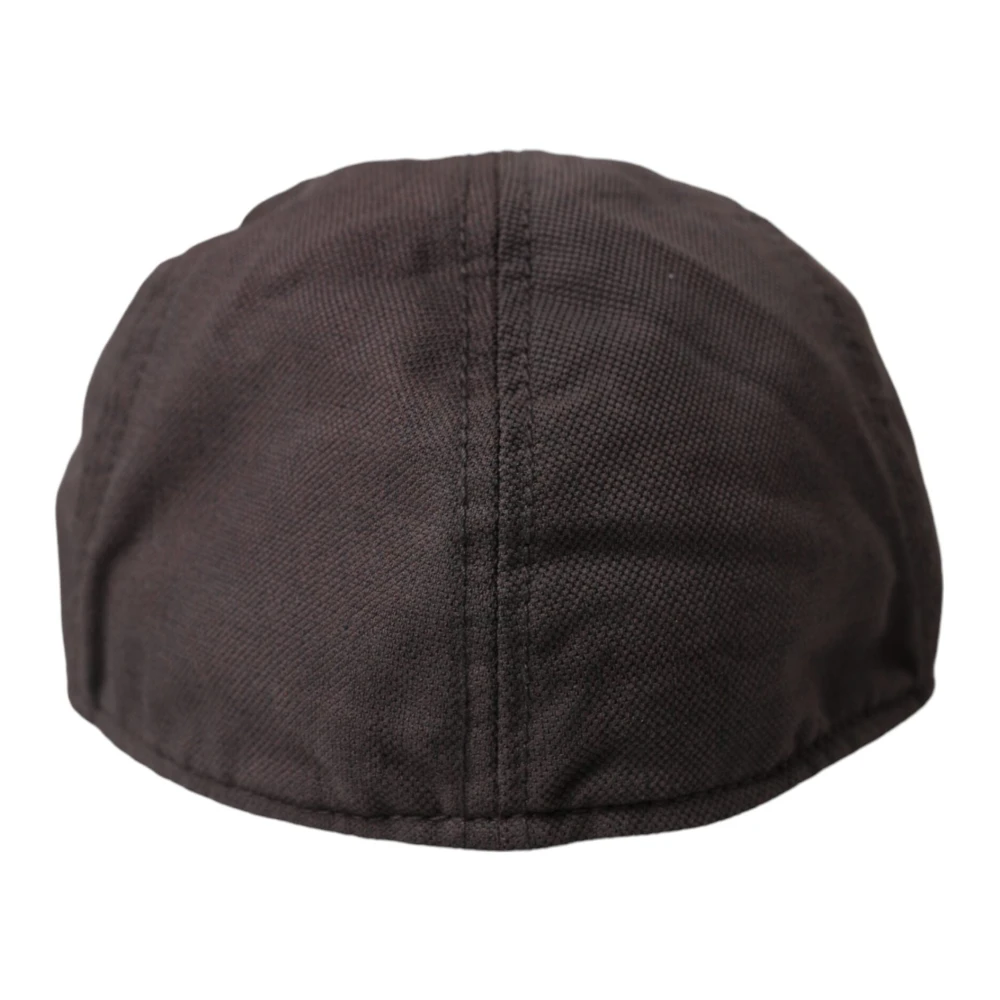Dolce & Gabbana Bruine Nylon Newsboy Cap Brown Heren