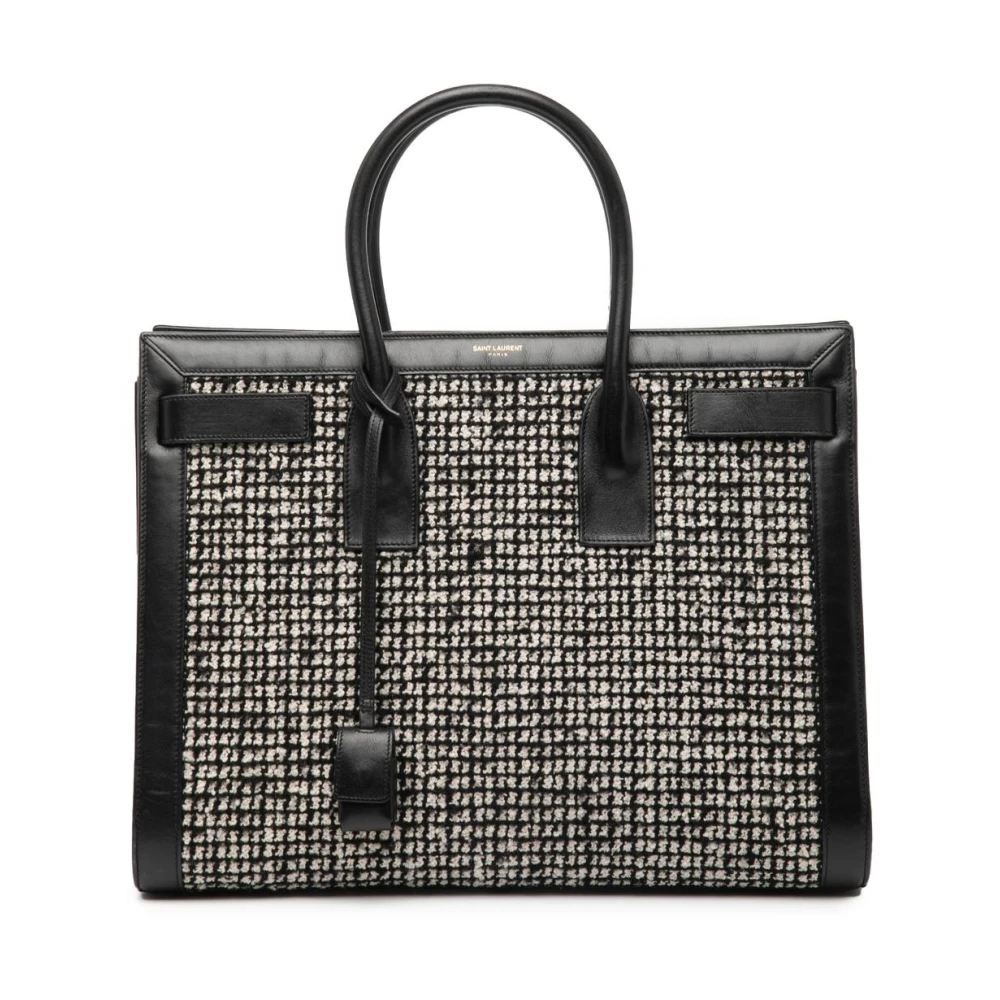 Saint Laurent Vintage Damen Schwarz Pre-Owned Tote Bag