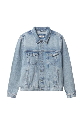 Denimblå Modern Jacka