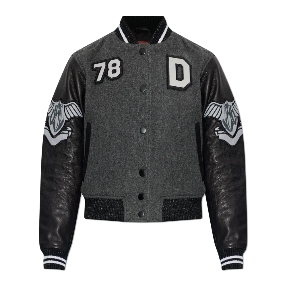 Diesel Damen Grau Short L-Real Jacke