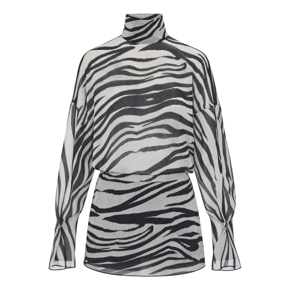 Patrizia Pepe Donna Multicolor - Mini Abito Con Stampa Zebrata - Dresses - E - S