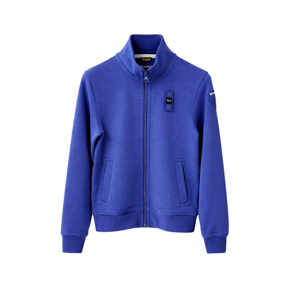 Blauer Men's Blue Zip-Throughs, L, City Zip-Through Sweatshirt