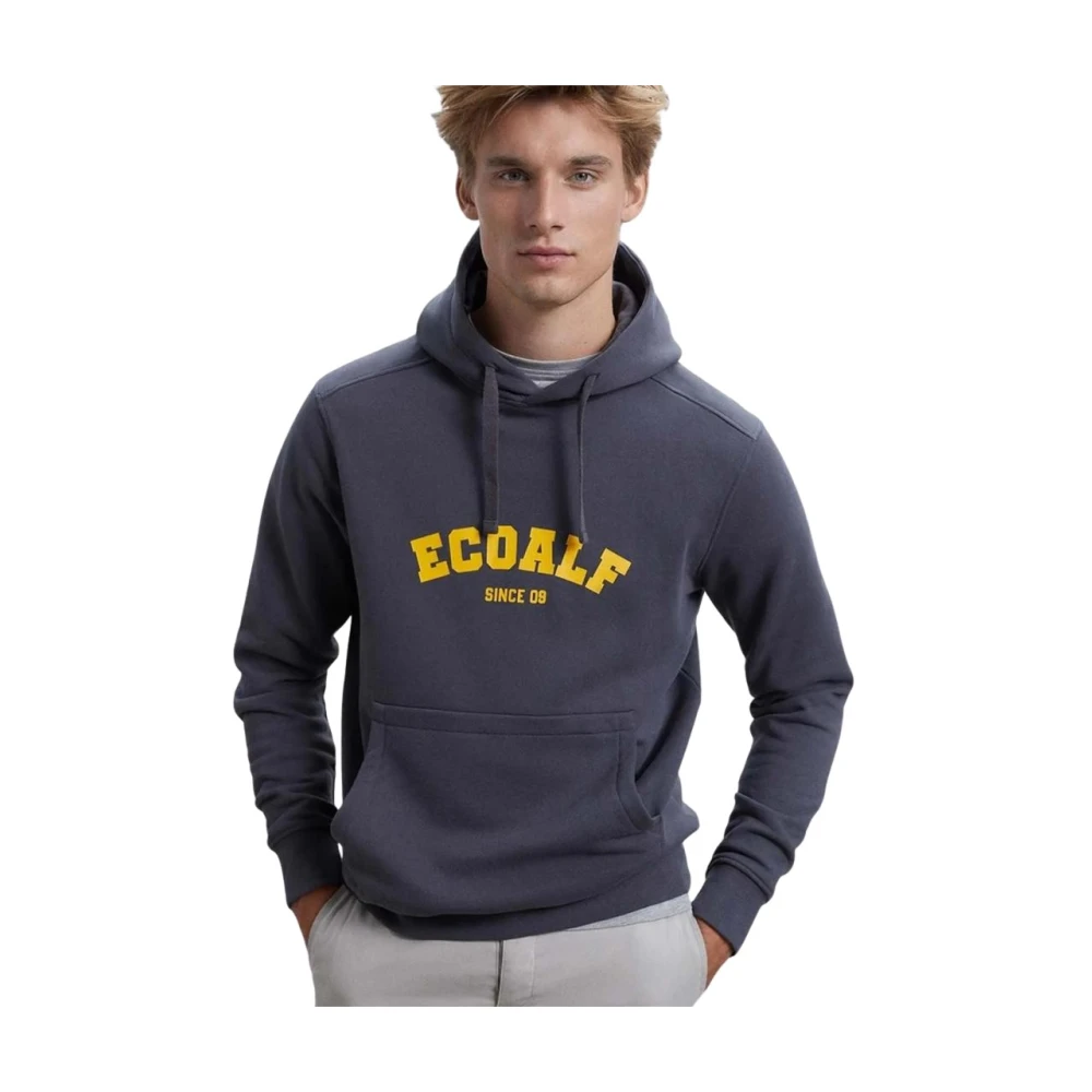 Ecoalf Montecarlo Biologisch Katoenen Sweatshirt Blue Heren