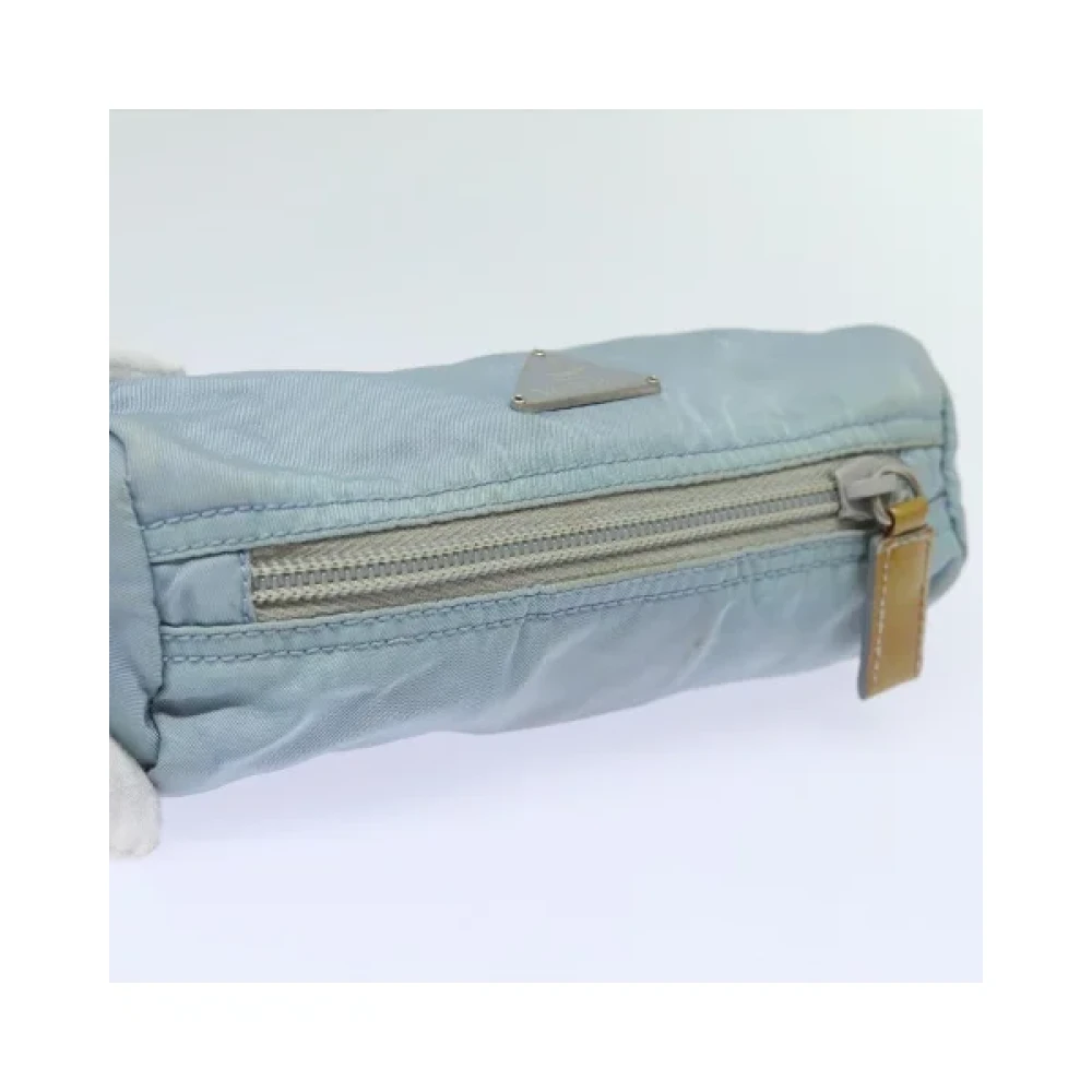Prada Vintage Pre-owned Nylon prada-bags Blue Dames