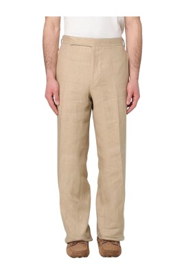 luxury-straight-leg-brown-pants