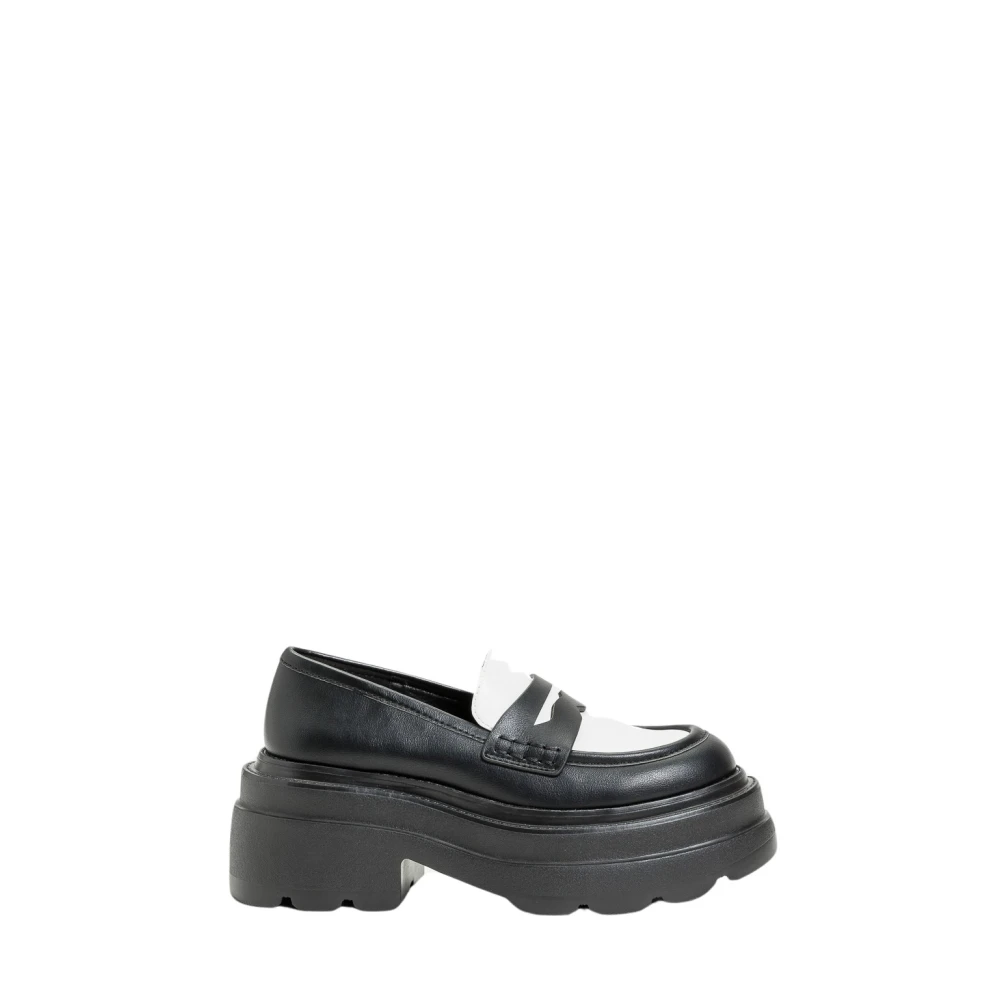 Twinset Bicolor Loafers Black Dames