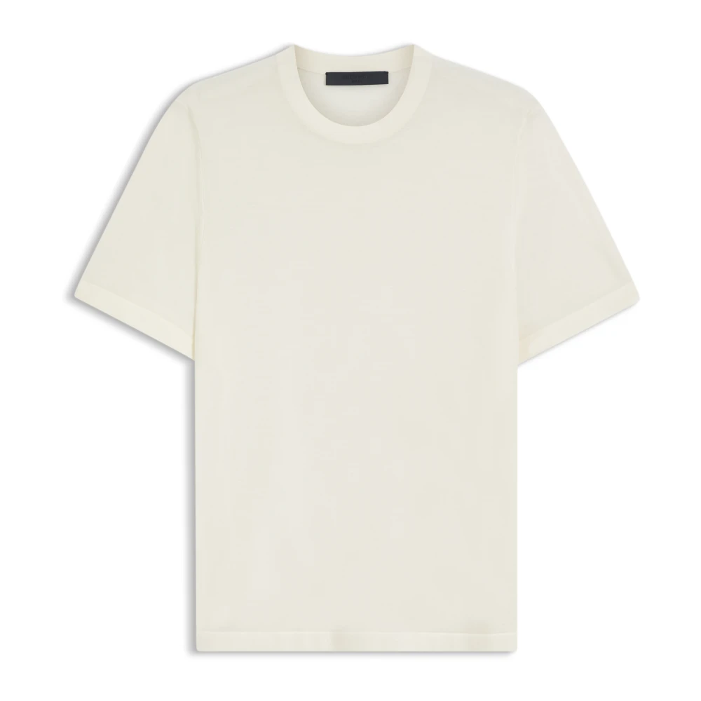 Boss Men's Beige T-Shirts, S, Virgin Wool Jumper