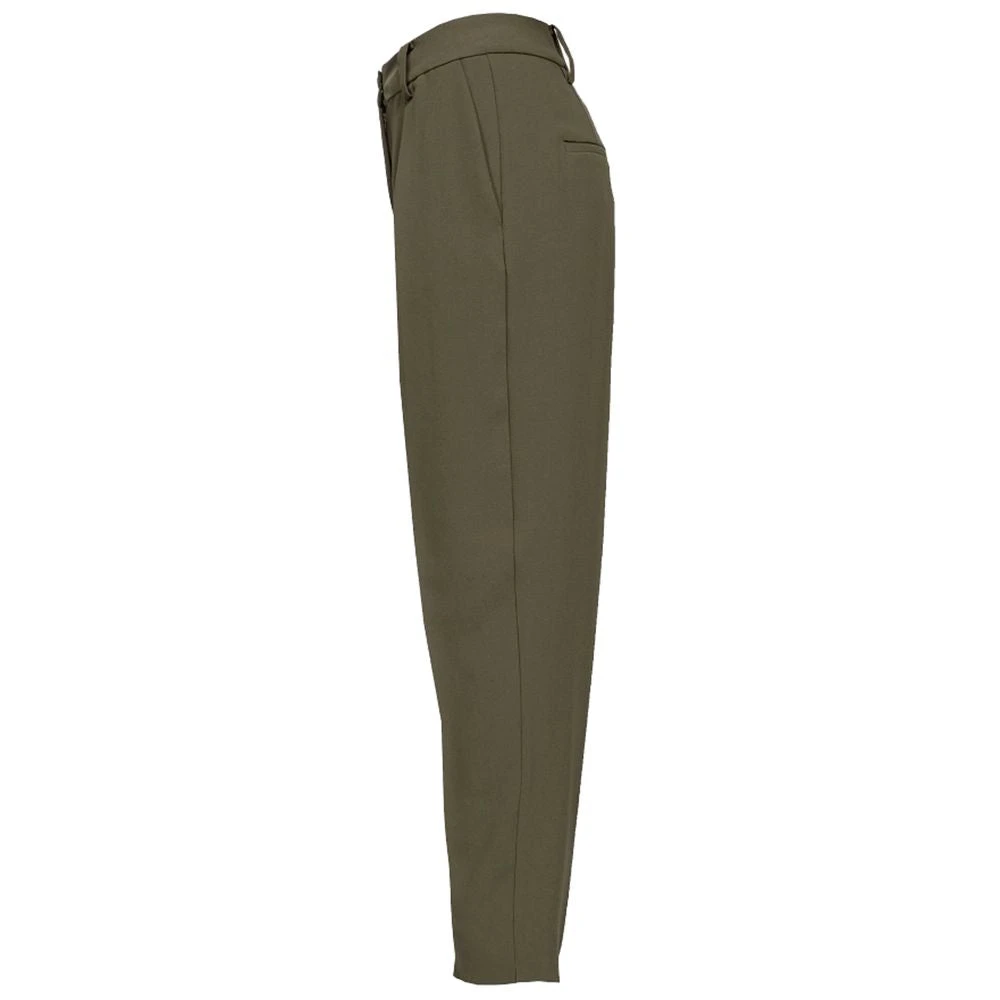 pinko Flowing Crepe Jeans Broek Green Dames