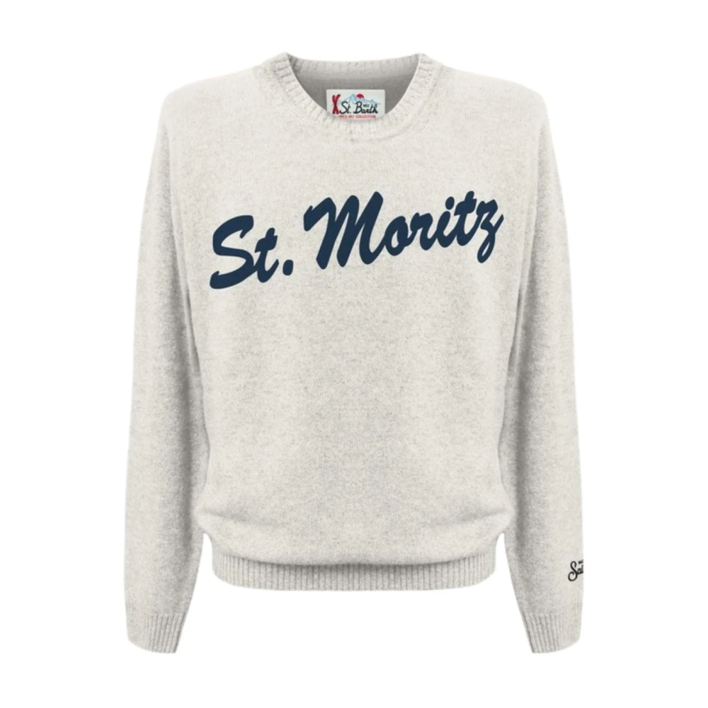 MC2 Saint Barth Heren Heron Logo Jacquard Print Shirt Beige Heren