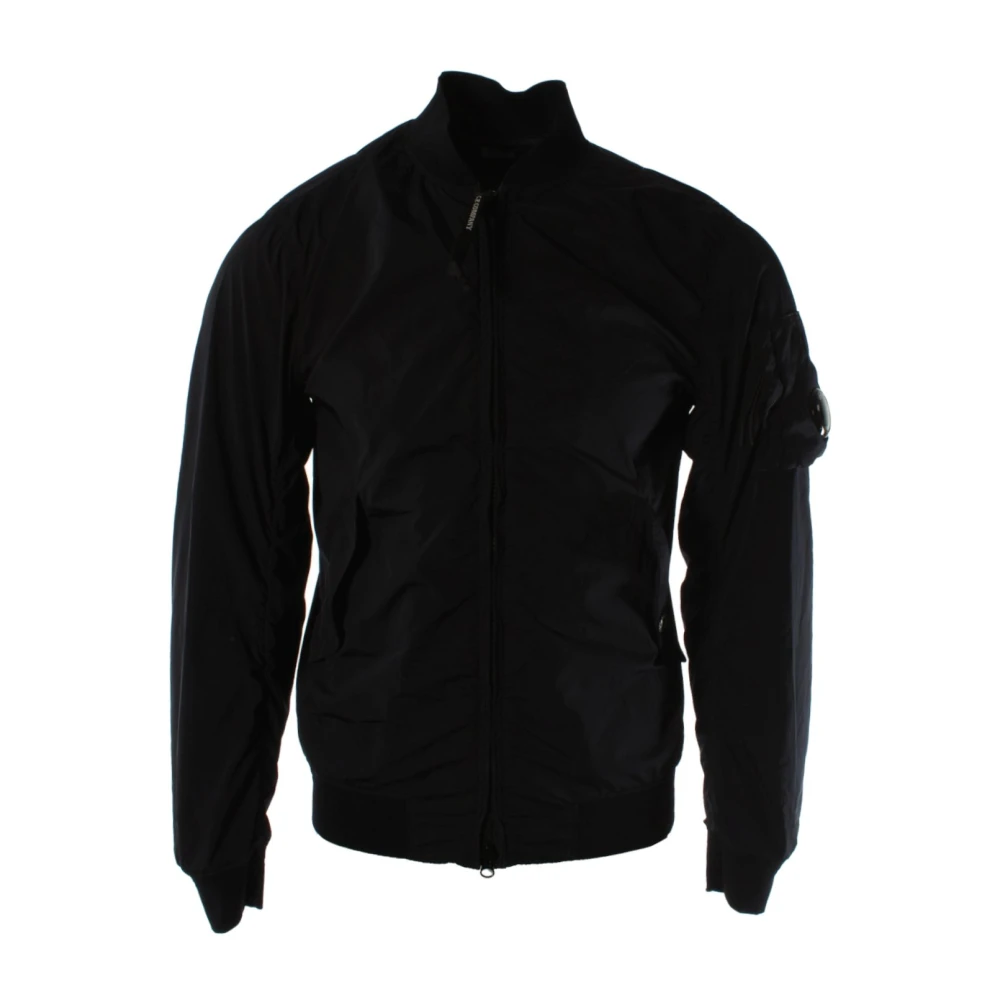 C.p. Company Men's Blue Nycra-R Bomber Jacket