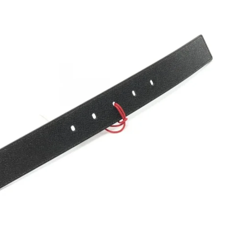 Bally Pre-owned Leather belts Black Heren