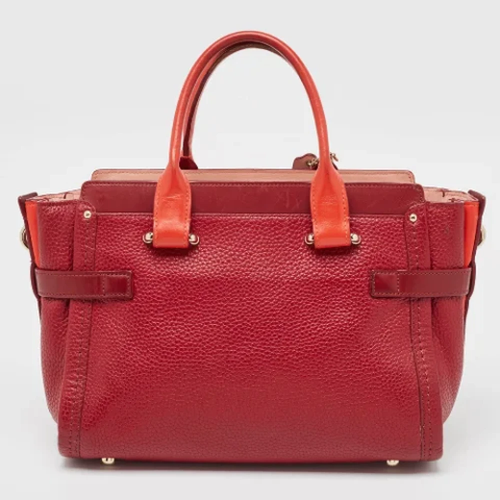 Coach Pre-owned Leather totes Red Dames