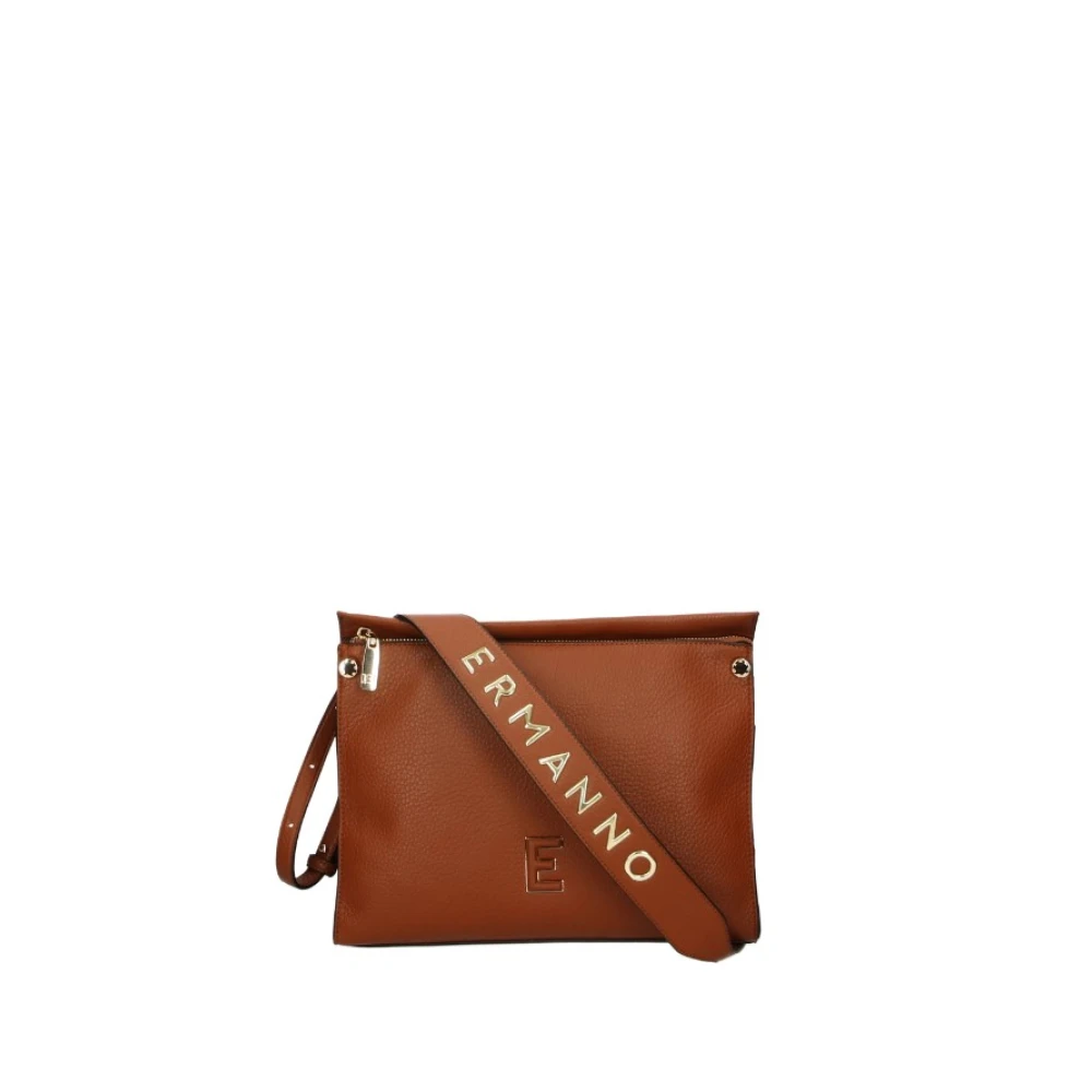 Ermanno Scervino Flap Petra Dames Tas Brown Dames
