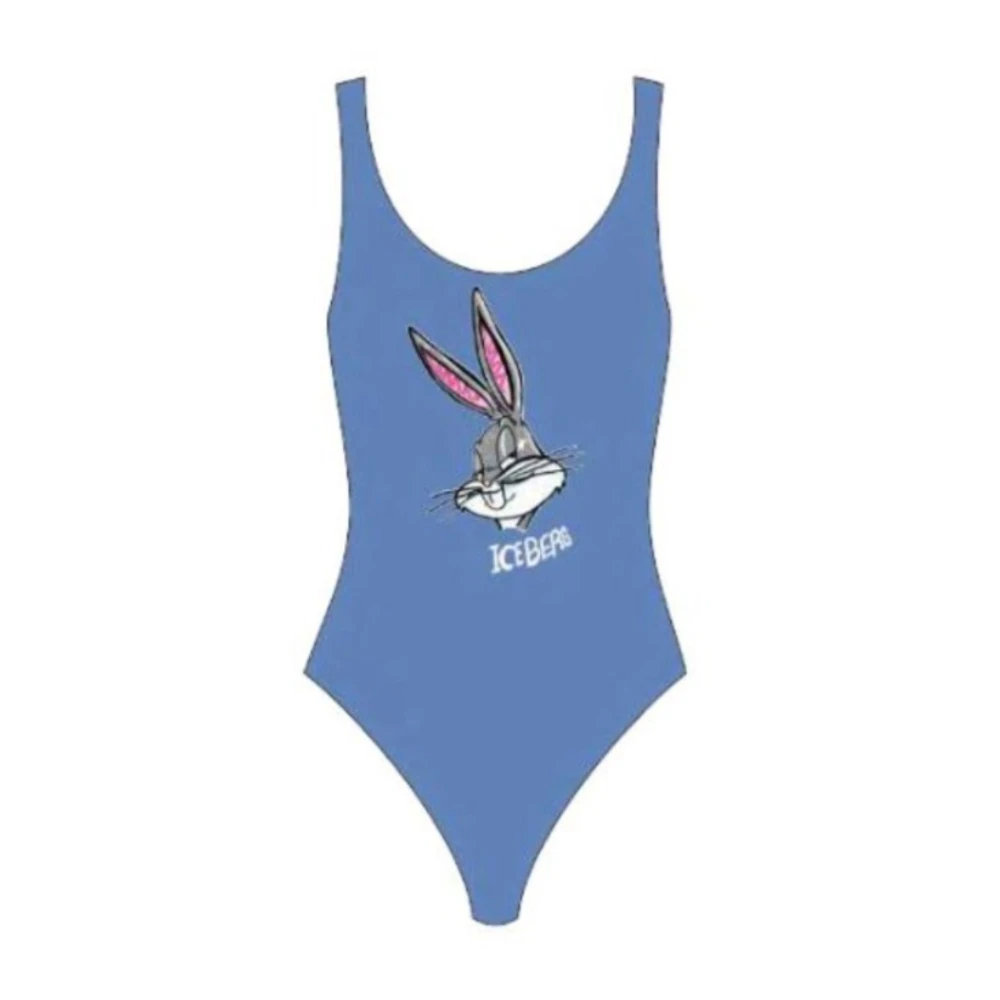 Iceberg Stijlvol One Piece Kostuum voor Vrouwen Blue Dames