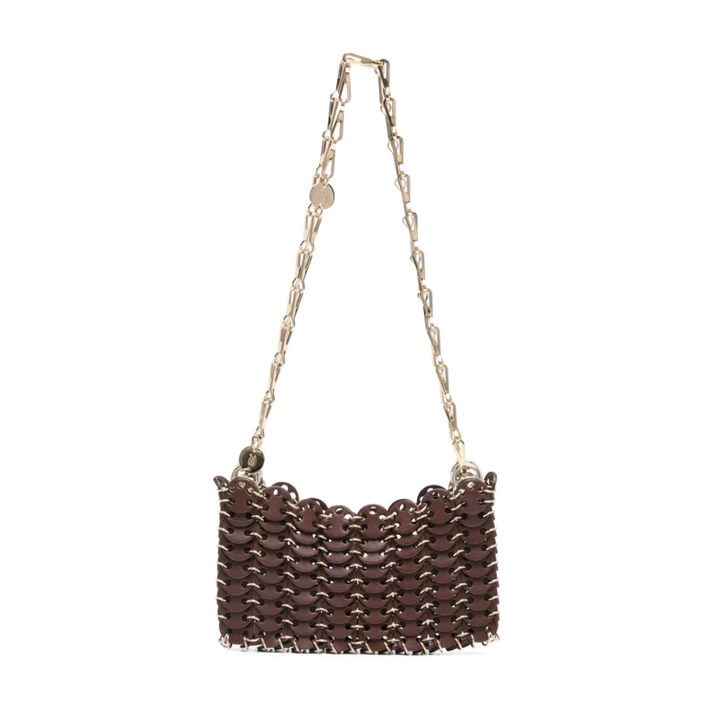 Paco Rabanne Bruine Clutch Tas Brown Dames