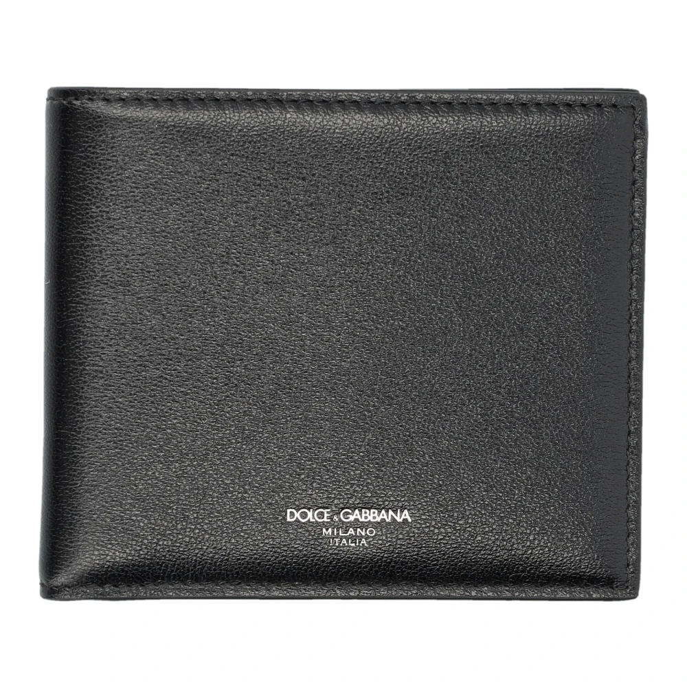 Dolce & Gabbana Logo Portemonnee voor Mannen en Vrouwen Black Heren