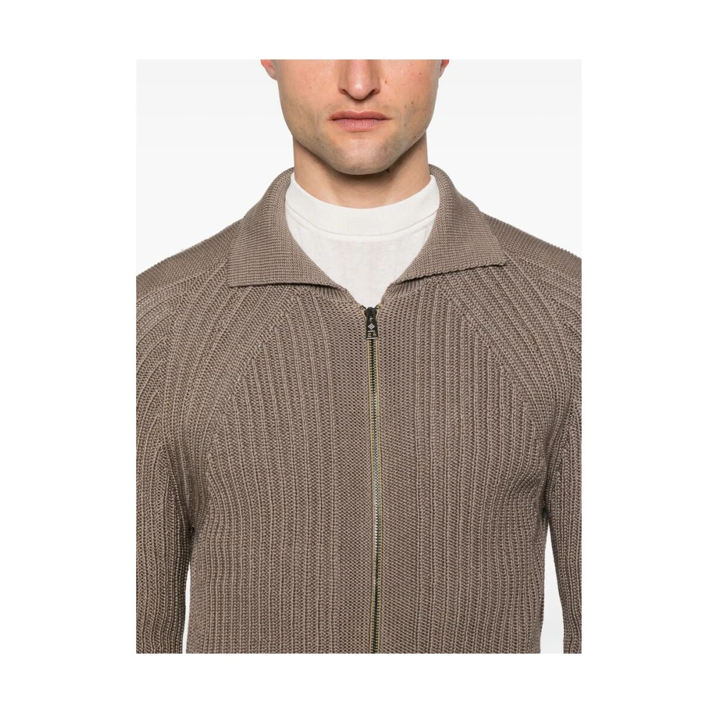 Tagliatore Trui Brown Heren