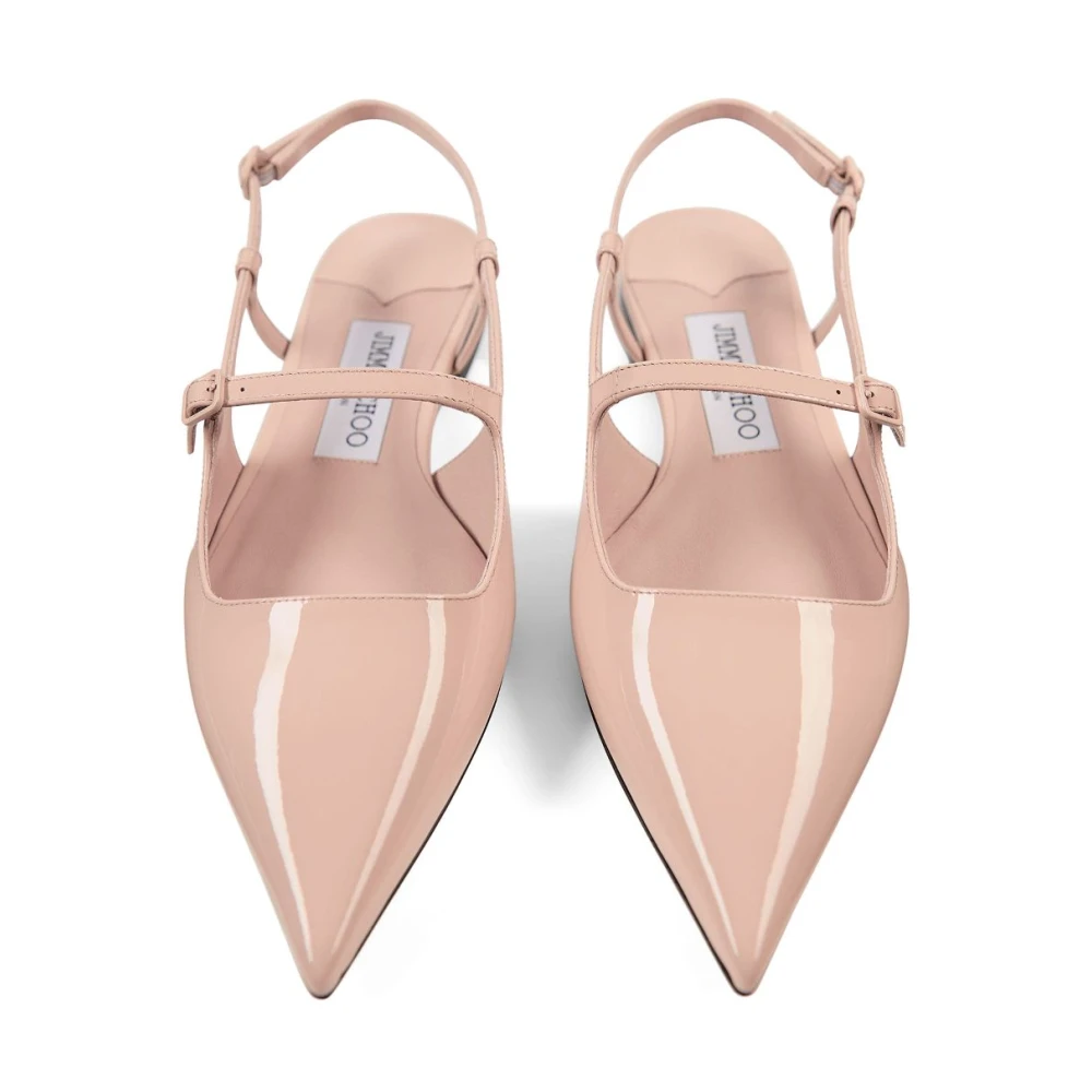 Jimmy Choo Zwarte Ballerina Schoenen voor Vrouwen Beige Dames