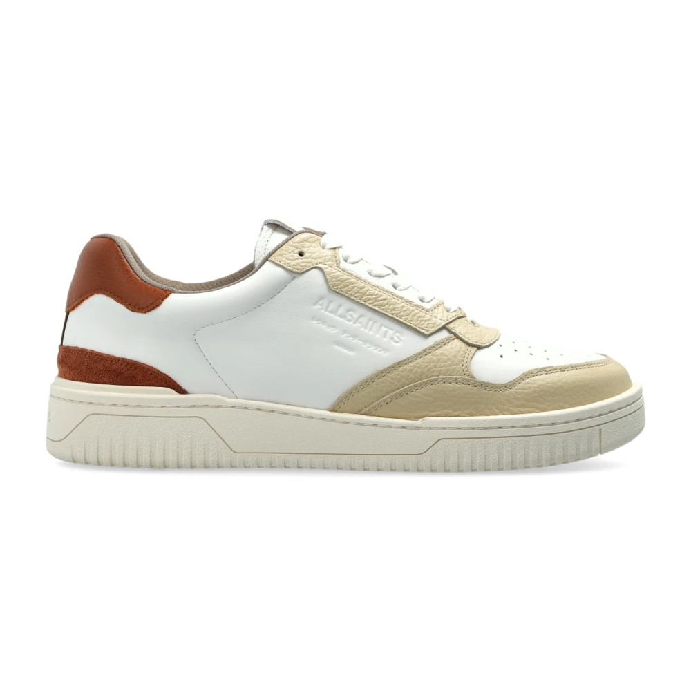 AllSaints Regan Low Top Trainers Heren Schoenen Wit