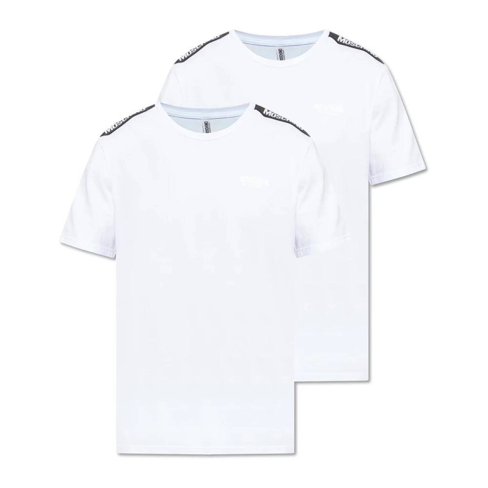 Moschino Mannelijk Wit Heren, Tops, : Katoen, 2XL