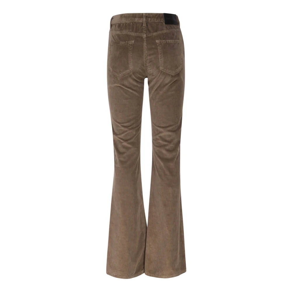pinko Velvet Paw Design Bruine Jeans Brown Dames