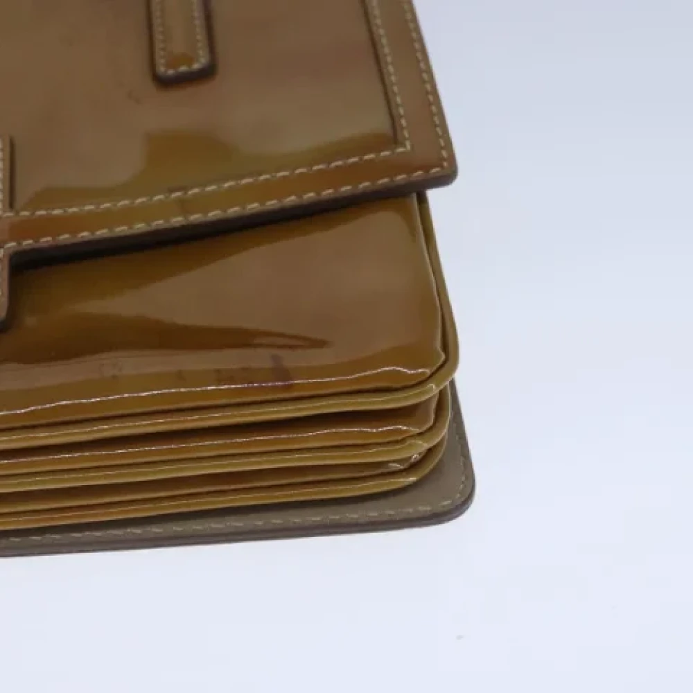 Salvatore Ferragamo Pre-owned Leather shoulder-bags Brown Heren