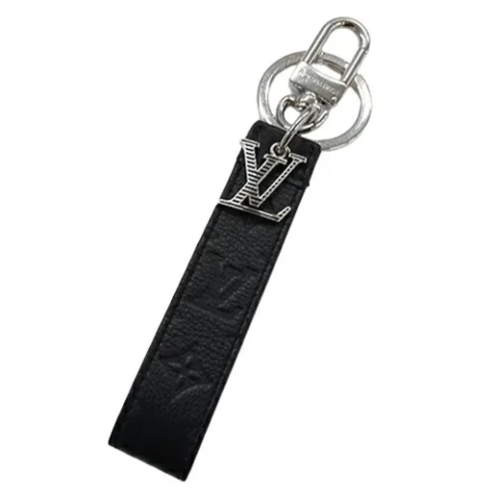 Louis Vuitton Vintage Pre-owned Leather key-holders Black Dames
