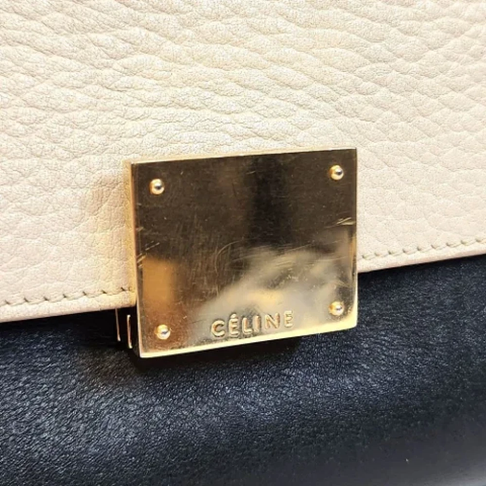 Celine Vintage Pre-owned Fabric celine-bags Beige Dames
